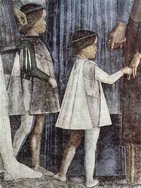 Andrea Mantegna Freskenzyklus in der Camera degli Sposi im Palazzo Ducale in Mantua, Szene: Zusammentreffen von Herzog Ludovico Gonzaga mit Kardinal Francesco Gonzaga China oil painting art